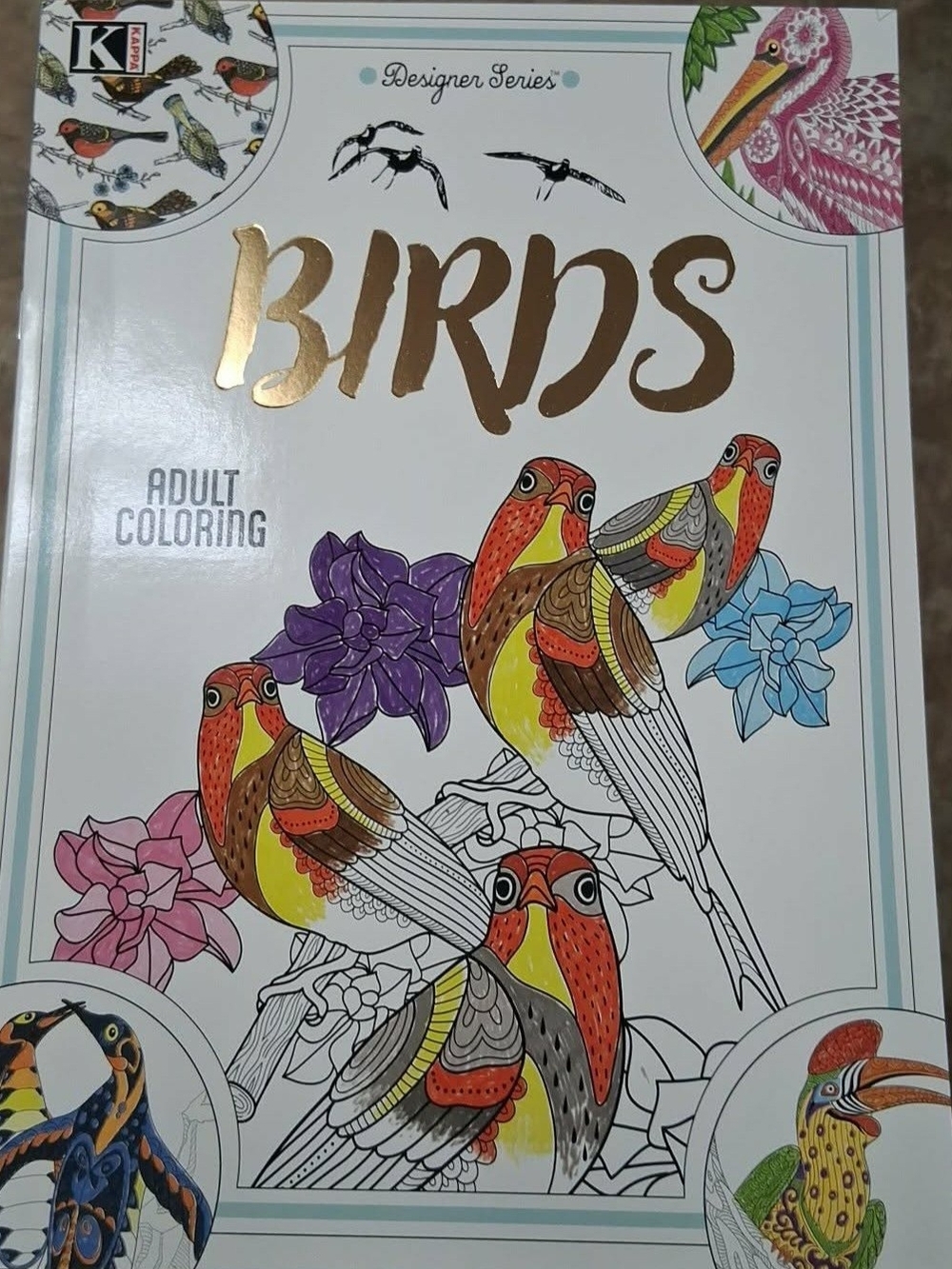 New Birds Advanced Coloring Book